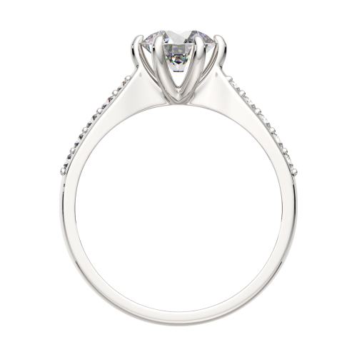 Кольцо из серебра с фианитом 02101302 фото 4