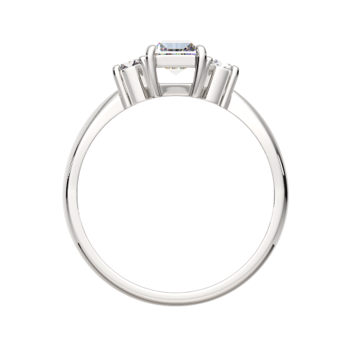 Кольцо из серебра с фианитом 02101016 фото 4