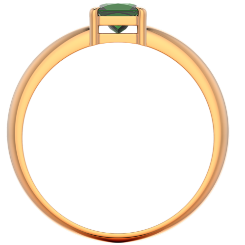 Кольцо из розового золота с изумрудом 2P2022.14K.R фото 4