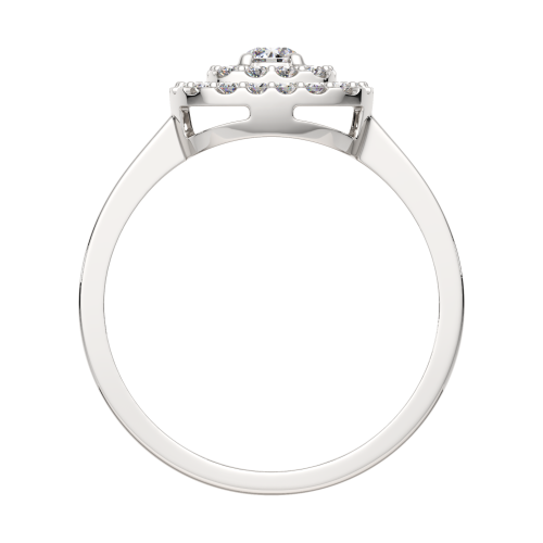 Кольцо из белого золота с бриллиантом 2D00540.14K.W фото 4