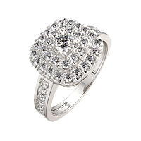 Кольцо из белого золота с бриллиантом 2D00540.14K.W