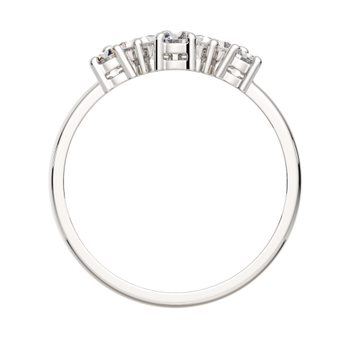 Кольцо из серебра с фианитом 0210372 фото 4