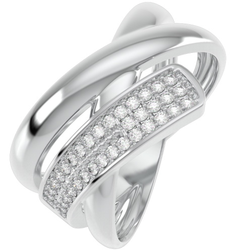 Кольцо из серебра с фианитом 0210168