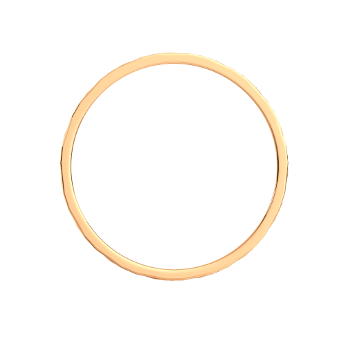 Кольцо обручальное из розового золота с фианитом 1570147.14K.R фото 4
