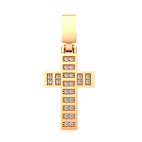 Подвеска из розового золота с бриллиантом 4D00145.14K.R.ZZ