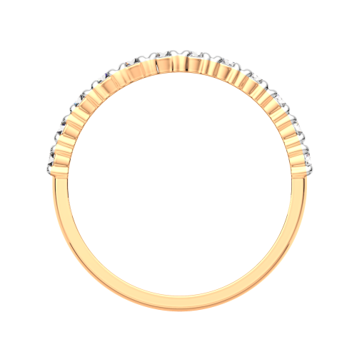 Кольцо из розового золота с бриллиантом 2D00330.14K.R фото 4