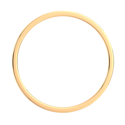 Кольцо обручальное из розового золота с бриллиантом 1D50112.14K.R фото 4