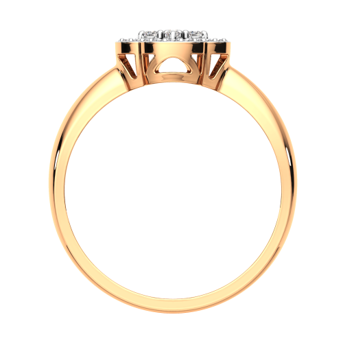 Кольцо из розового золота с бриллиантом 2D00420.14K.R.ZZ фото 4