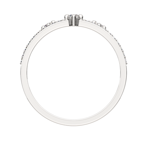 Кольцо из белого золота с бриллиантом 2D00337.14K.W фото 4
