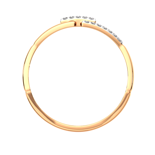 Кольцо из розового золота с фианитом 2101551.14K.R фото 4
