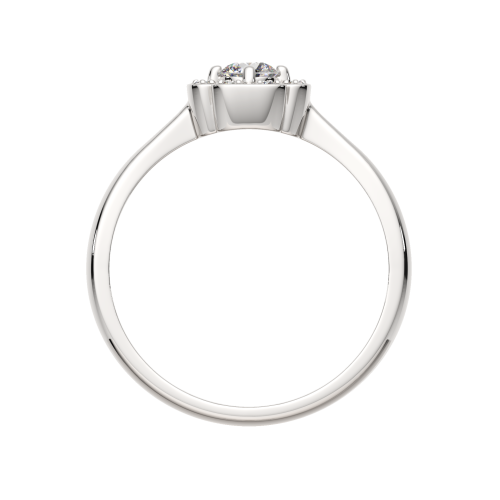 Кольцо из серебра с фианитом 02101360 фото 4