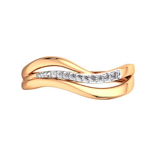 Кольцо из розового золота с фианитом 2101084.14K.R.ZZ фото 3