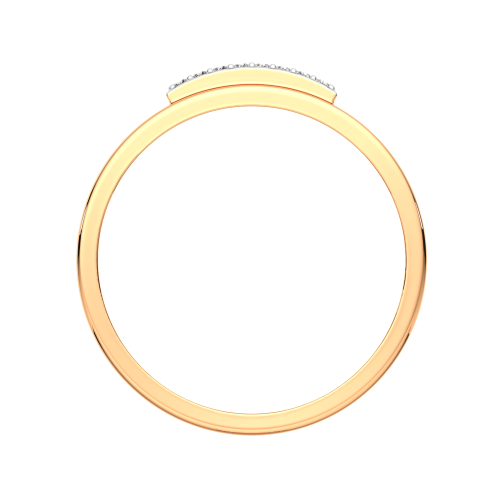 Кольцо из розового золота с бриллиантом 2D00445.14K.R.ZZ фото 4