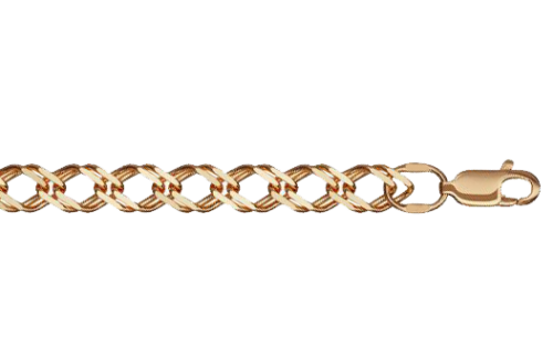 Браслет из розового золота (плетение Ромб) 612076ГПГ.080.14K.R
