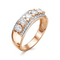 Кольцо из розового золота с бриллиантом 1834-151-00-00