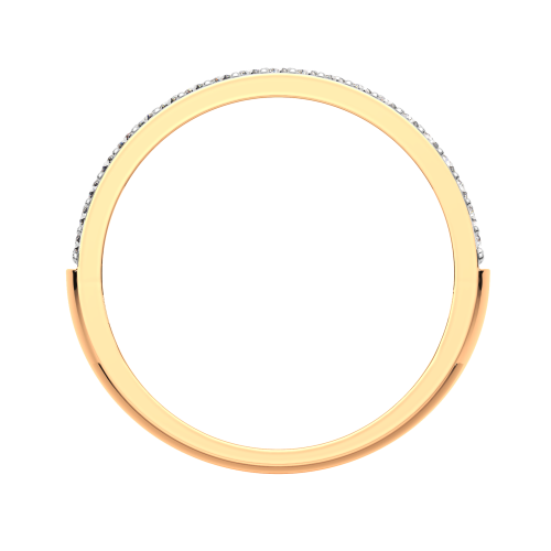 Кольцо из розового золота с бриллиантом 2D00328.14K.R фото 4