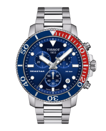Часы наручные Tissot SEASTAR 1000 QUARTZ CHRONOGRAPH T120.417.11.041.03 фото 2