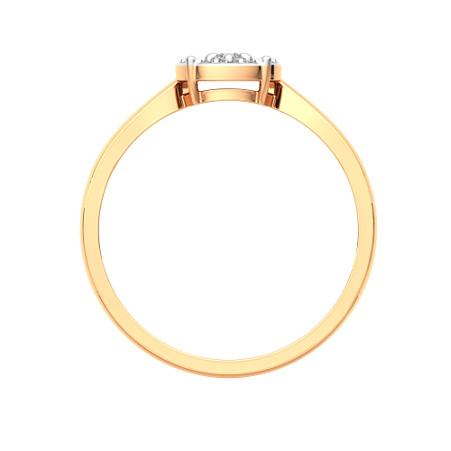 Кольцо из розового золота с бриллиантом 2D00340.14K.R фото 4