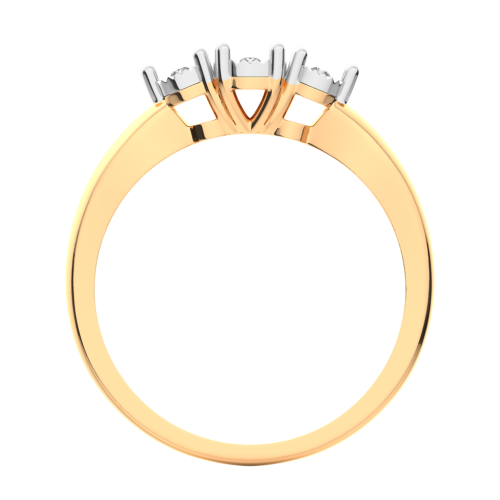 Кольцо из комбинированного золота с бриллиантом 2D00176.14K.B.ZZ фото 3