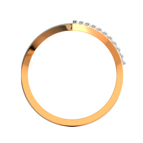 Кольцо из розового золота с фианитом 210883.14K.R.ZZ фото 3