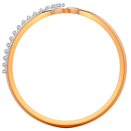 Кольцо из розового золота с фианитом 210800.9K.R фото 3