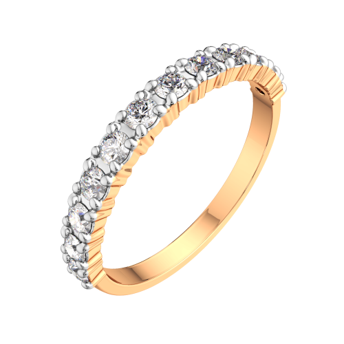 Кольцо из розового золота с бриллиантом 2D00330.14K.R фото 2