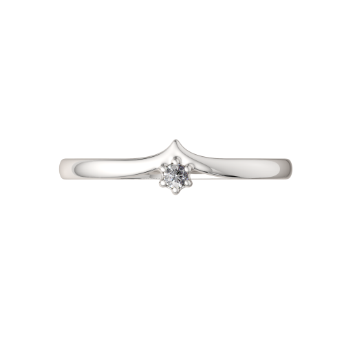 Кольцо из серебра с фианитом 02101026 фото 3