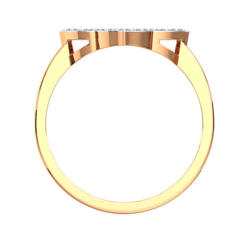 Кольцо из розового золота с фианитом 2101522.14K.R фото 4