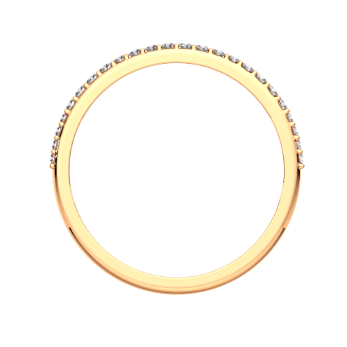 Кольцо из розового золота с бриллиантом 2D0092.14K.R фото 4