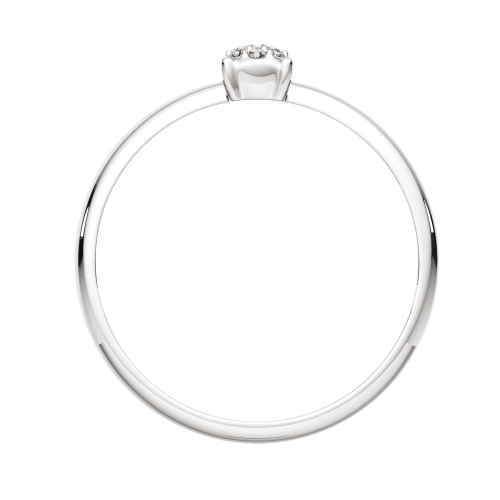 Кольцо из белого золота с бриллиантом 2D00111.14K.W фото 4