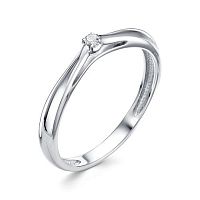 Кольцо из серебра с бриллиантом 01-1476/000Б-00
