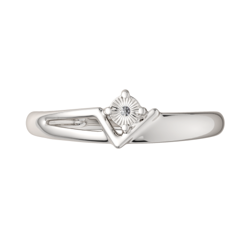 Кольцо из серебра с бриллиантом 02D0029.ZZ фото 3
