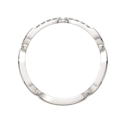 Кольцо из серебра с фианитом 0210819 фото 4