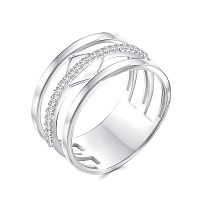 Кольцо из серебра с фианитом 90-61-0085-00