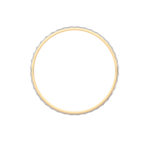 Кольцо обручальное из комбинированного золота 1440142.14K.B фото 4