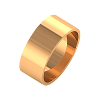 Кольцо обручальное из розового золота 148007