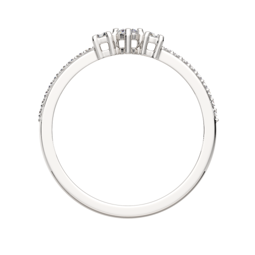 Кольцо из белого золота с бриллиантом 2D00334.14K.W фото 4