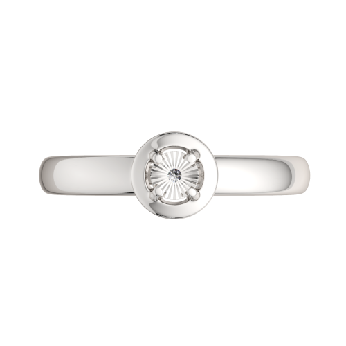 Кольцо из серебра с бриллиантом 02D0066.ZZ фото 3