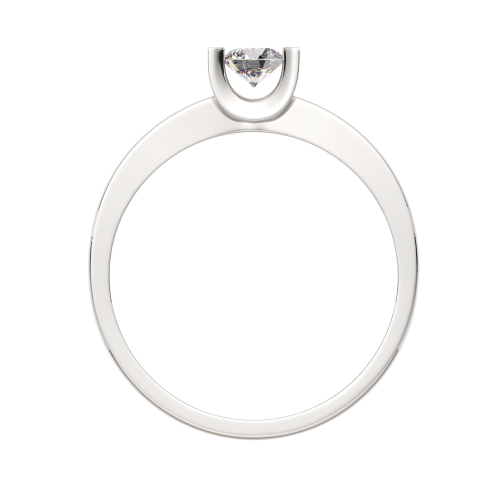 Кольцо помолвочное из белого золота с бриллиантом 2D00290.14K.W.ZZ фото 4