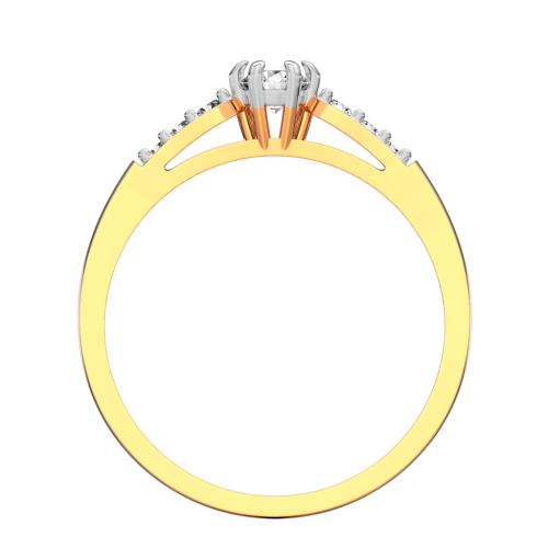 Кольцо из розового золота с фианитом 210920.14K.R.ZZ фото 3