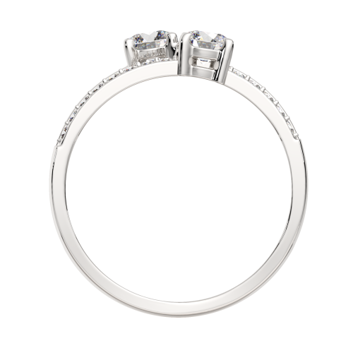 Кольцо из серебра с фианитом 0210591 фото 4