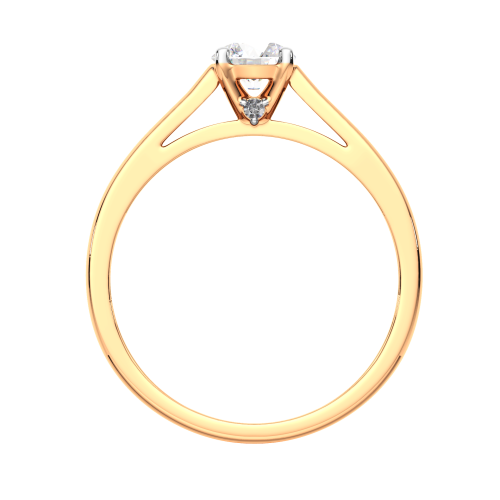 Кольцо из розового золота с фианитом 210868.14K.R фото 4