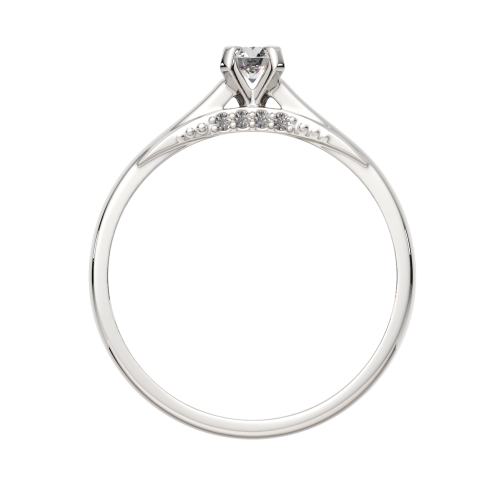 Кольцо помолвочное из белого золота с бриллиантом 2D00275.14K.W.ZZ фото 4