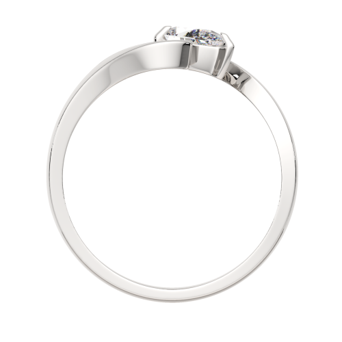 Кольцо из серебра с фианитом 0210433 фото 3