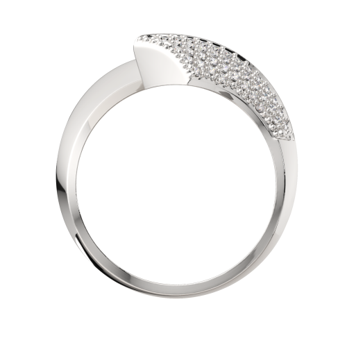 Кольцо из серебра с фианитом 0210657 фото 4