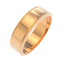 Кольцо обручальное из розового золота 1460115.14K.R