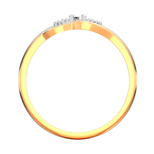 Кольцо из розового золота с фианитом 210934.14K.R фото 3
