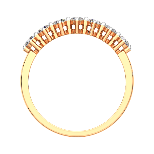 Кольцо из розового золота с бриллиантом 2D00352.14K.R фото 4
