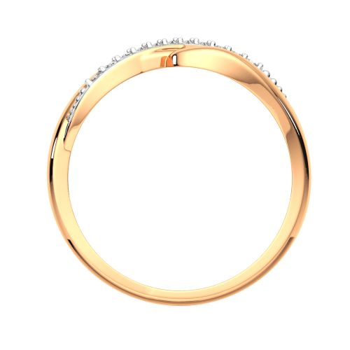 Кольцо из розового золота с фианитом 2101119.9K.R фото 4