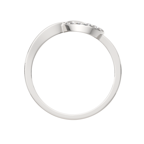 Кольцо из серебра с фианитом 0210917 фото 4